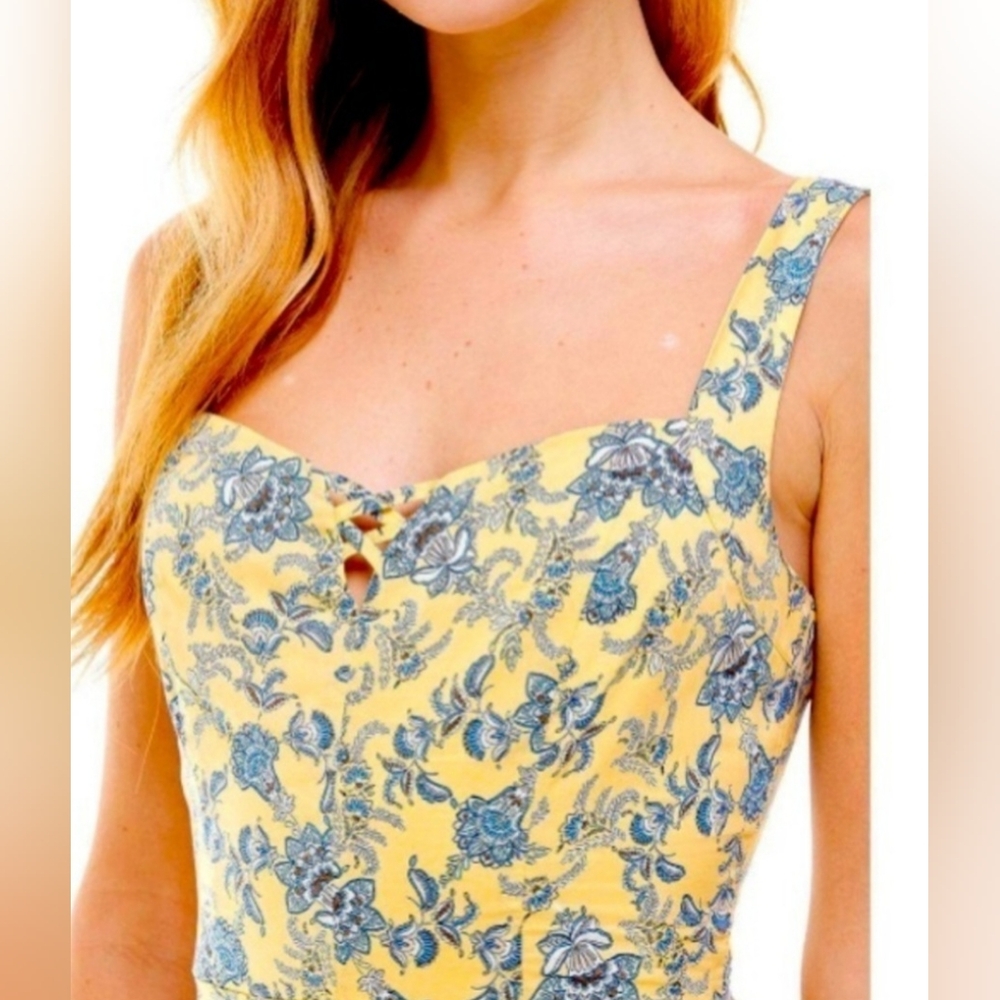 ✨️🪻Yellow Floral Dress - Picture 6 of 16
